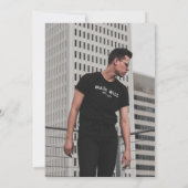 Moderne minimalistische foto hij deed het Afstuder Kaart (Achterkant)