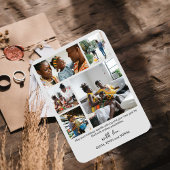 Moderne minimalistische foto-inkuilholiday-Kaart Feestdagenkaart