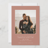 Moderne minimalistische foto met mix & match save the date (Voorkant)