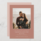 Moderne minimalistische foto met mix & match save the date (Voorkant / Achterkant)