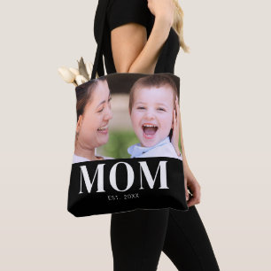 Moderne Minimalistische Foto Moeder Tote Bag