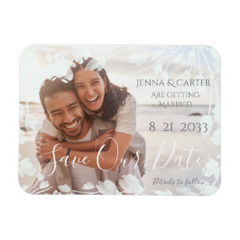 Moderne minimalistische foto-overlay magneet