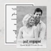 Moderne minimalistische foto-partij kaart (Voorkant / Achterkant)