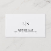 Moderne minimalistische foto QR-code en sociale me Visitekaartje (Voorkant)