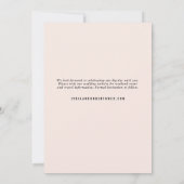 Moderne minimalistische foto save the date (Achterkant)