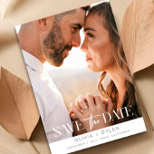 Moderne Minimalistische Foto Save The Date