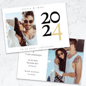 Moderne Minimalistische Foto Save the Date 