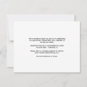 Moderne minimalistische foto Sla de datumkaart op Save The Date (Achterkant)