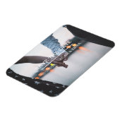 Moderne minimalistische foto slaat de datum op magneet (Linkerzijde)