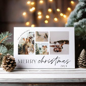 Moderne minimalistische foto vakantie Kaart