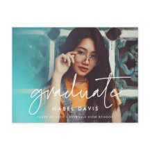 Moderne, minimalistische foto van afstuderen