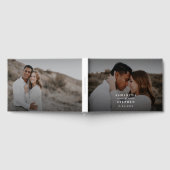 Moderne minimalistische fotobruiloft gastenboek (Volledig)