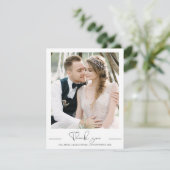 Moderne minimalistische fotobruiloft - Hartelijk d (Staand voorkant)
