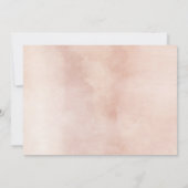 Moderne minimalistische fotobruiloft save the date (Achterkant)