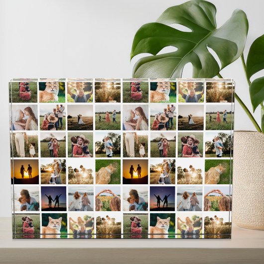 Moderne minimalistische fotocollage fotoblok