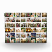 Moderne minimalistische fotocollage fotoblok (Voorkant)