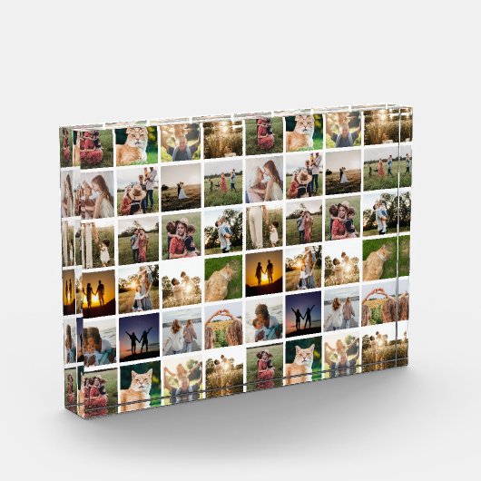 Moderne minimalistische fotocollage fotoblok (Links)