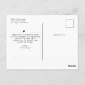 Moderne Minimalistische Fotocollage Nieuwe Baby Be Briefkaart (Achterkant)