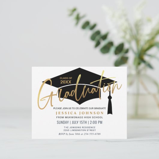 Moderne minimalistische fotograaf PHOTO Aankondigingskaart (Staand voorkant)