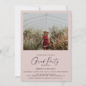 Moderne minimalistische fotograafpartij 2 kaart (Achterkant)