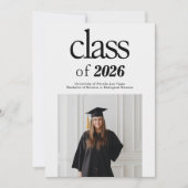 Moderne minimalistische fotograafpartij kaart (Voorkant)