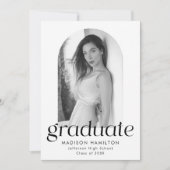 Moderne minimalistische fotograafpartij kaart (Voorkant)