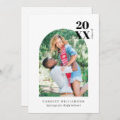 Moderne minimalistische fotograafpartij kaart (Voorkant / Achterkant)