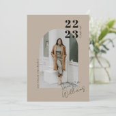 Moderne minimalistische fotograafpartij kaart (Staand voorkant)