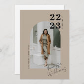 Moderne minimalistische fotograafpartij kaart (Voorkant / Achterkant)