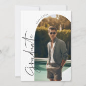 Moderne minimalistische fotograafpartij kaart (Achterkant)