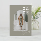 Moderne minimalistische fotograafpartij kaart (Staand voorkant)