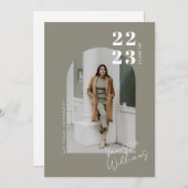 Moderne minimalistische fotograafpartij kaart (Voorkant / Achterkant)