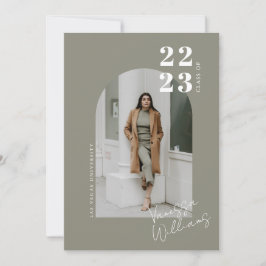 Moderne minimalistische fotograafpartij kaart