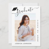 Moderne minimalistische fotograafpartij kaart (Voorkant)