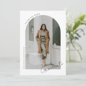 Moderne minimalistische fotograafpartij kaart (Staand voorkant)