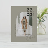 Moderne minimalistische fotograafpartij kaart (Staand voorkant)