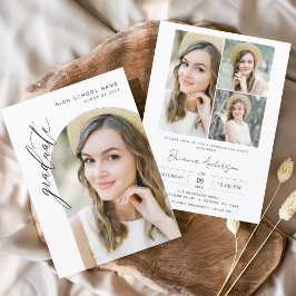 Moderne minimalistische fotograafpartij kaart