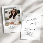 Moderne minimalistische fotograafpartij kaart