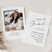 Moderne minimalistische fotograafpartij kaart