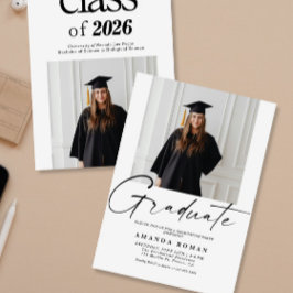 Moderne minimalistische fotograafpartij kaart