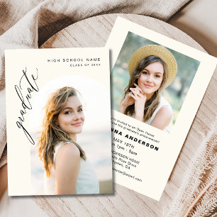 Moderne minimalistische fotograafpartij kaart