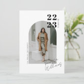 Moderne minimalistische fotograafpartij kaart (Staand voorkant)