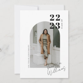 Moderne minimalistische fotograafpartij kaart