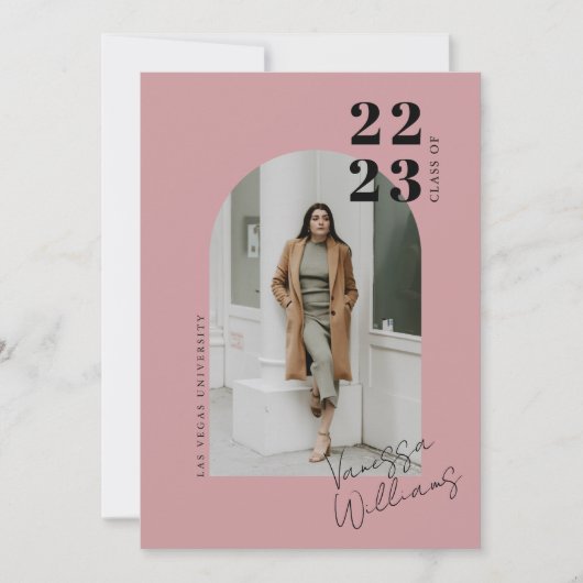 Moderne minimalistische fotograafpartij kaart (Voorkant)