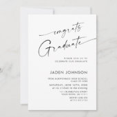 Moderne minimalistische fotograafpartij kaart (Voorkant)