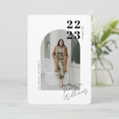 Moderne minimalistische fotograafpartij kaart (Staand voorkant)