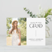 Moderne minimalistische fotograafpartij kaart (Staand voorkant)