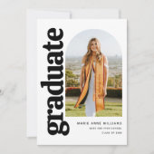 Moderne minimalistische fotograafpartij kaart (Voorkant)