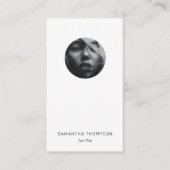 Moderne, minimalistische fotografie Professional Visitekaartje (Voorkant)