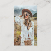 Moderne minimalistische fotografie | Professionele Visitekaartje (Achterkant)